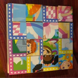 6 in 1 block Disney princess puzzle